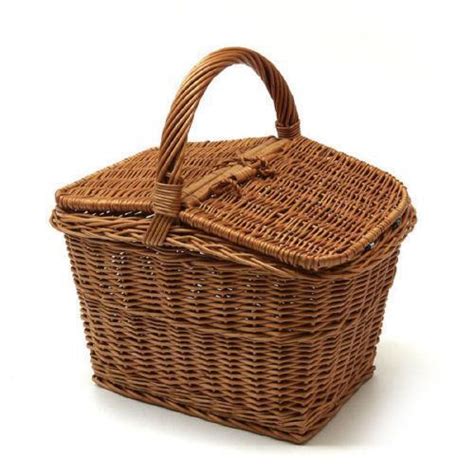 ebay picnic basket|empty wicker picnic basket.